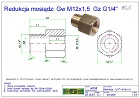 Gw M12x1,5 Gz G1/4